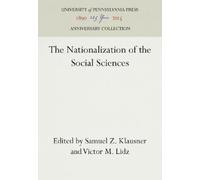 Samuel Z. Klausner The Nationalization of the Social Sciences (Copertina rigida)