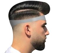 Samuliy Guida al taglio dei capelli, guida alla dissolvenza, guida curva in silicone per tagli di capelli domestici per rasatura della scollatura e taglio dei capelli