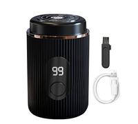 Samuliy o domestico portatile, elettrici da uomo,elettrici ricaricabili a LED con regolabarba portatile | per il viso Cordless Lavabili Accessori da uomo da viaggio