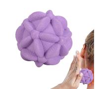 Samuliy Palla per massaggio rigido, rullo per massaggio miofasciale con texture floreale, massaggiatore per piedi e rullo per sollievo, plantare e dolore muscolare