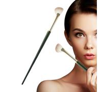 Samuliy Pennello per il contorno del naso, pennello per ombretto, a forma di mezza ventaglio, strumenti per il trucco, setole morbide, pennello angolato, pennello per evidenziatore, cosmetico, sotto