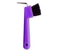 Samuliy Spazzola per la Cura dei Cavalli, Raschietto 2 in 1, per la Pulizia dei Cavalli, Accessorio per la Cura dei Cavalli, Raschietto per Zoccoli con Spazzola, lucidante per Cavalli, Set colorato