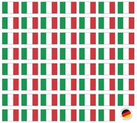 Samunshi® Set di adesivi per auto, 55 bandiere d'Italia, 2 cm di larghezza, 2 cm di larghezza, bandiere nazionali, modellismo per bicicletta, auto, moto