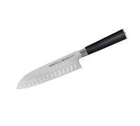 Samura MO-V Coltello Santoku con lama lunga 7’’! Fatto in acciaio inossidabile giapponese originale con geometria tradizionale! Codolo completo e perfettamente bilanciato!