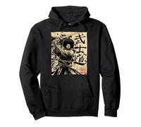 Samurai Africano Guerriero Afro Giapponese Bushido Storia Felpa con Cappuccio