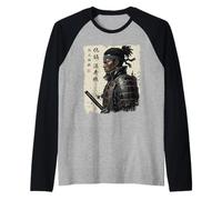 Samurai afroamericani - Radici africane del Mese della Storia Nera Maglia con Maniche Raglan