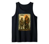 Samurai Alien & Bigfoot | Giapponese Vintage, UFO & Ninja Canotta