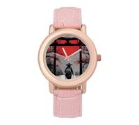 Samurai and Torii Gate - Orologio da polso da donna, con cinturino morbido, regalo per compleanni, San Valentino