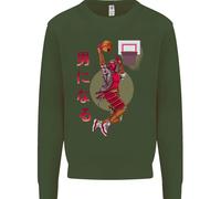 Samurai Basket Giocatore Bambini Felpa Maglione