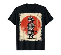 Samurai Bassotto Guerriero Cultura Giapponese Arte Ukiyo-e Maglietta