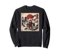 Samurai Bearded Dragons Japanese Vintage Gifts Graphic Art Felpa