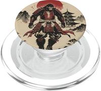 Samurai Bigfoot Guerriero Giapponese Arte Giapponese Sasquatch PopSockets PopGrip per MagSafe