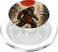 Samurai Bigfoot Japanese Vintage Sasquatch Ukiyo-e Funny PopSockets PopGrip per MagSafe