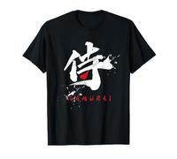 Samurai Bushido Warrior | Stile Calligrafia Giapponese Maglietta