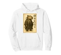 Samurai Capybara Giappone Vintage Art Felpa con Cappuccio