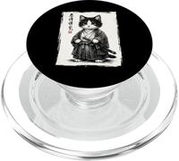 Samurai Cat - Guerriero giapponese Ukiyo-e PopSockets PopGrip per MagSafe