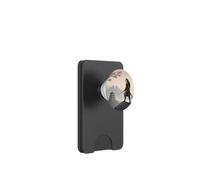 Samurai Cat Warrior Sotto Cherry Blossom Sky PopSockets PopWallet per MagSafe