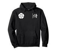 Samurai Clan oda Giapponese Kamon nobunaga Warrior Japan Kanji Felpa con Cappuccio