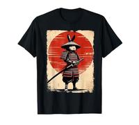 Samurai Coniglio Guerriero Giapponese Tradizione Estetica Maglietta