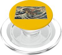 Samurai dinosauro grande onda giapponese tradizionale epico PopSockets PopGrip per MagSafe