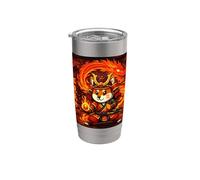 Samurai Fox sotto il licenziato Bicchiere termico in acciaio inox doppia parete