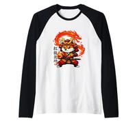 Samurai Fox sotto Il licenziato Maglia con Maniche Raglan