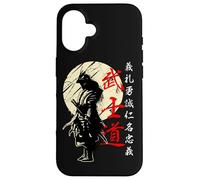 Samurai Giappone Guerriero Kanji Bushido Code Custodia per iPhone 16