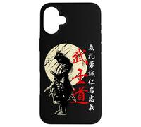 Samurai Giappone Guerriero Kanji Bushido Code Custodia per iPhone 16 Plus