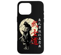 Samurai Giappone Guerriero Kanji Bushido Code Custodia per iPhone 16 Pro Max