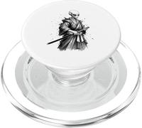 Samurai giapponese Alien Ukiyo-e Cultura grafica Giappone PopSockets PopGrip per MagSafe