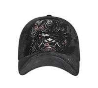 Samurai Giapponese Americano Amante della Cultura Giapponese Regalo Uomo Donna Cappello da Baseball Regolabile Cappellino da Baseballberretto Traspirante Cappelli da papà per Viaggi Trucker