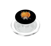 Samurai giapponese Guerriero arancione Ukiyo Sensei Samurai PopSockets PopGrip per MagSafe