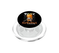 Samurai giapponese Guerriero arancione Ukiyo Sensei Samurai PopSockets PopGrip per MagSafe