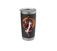 Samurai Giapponese, Oni Demon, Sakura, Spada Katana Bicchiere termico in acciaio inox doppia parete