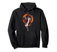 Samurai Giapponese, Oni Demon, Sakura, Spada Katana Felpa con Cappuccio