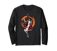 Samurai Giapponese, Oni Demon, Sakura, Spada Katana Maglia a Manica