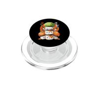 Samurai giapponese Sushi Roll Warrior Ukiyo Sushi Samurai PopSockets PopGrip per MagSafe