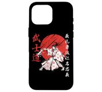 Samurai Girl Warrior Woman Codice Bushido Giappone Custodia per iPhone 16 Pro Max
