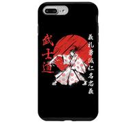 Samurai Girl Warrior Woman Codice Bushido Giappone Custodia per iPhone 7 Plus/8 Plus