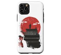 Samurai Guerriero Anima in giapponese Retro vaporwave harajuku Custodia per iPhone 11 Pro