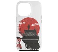 Samurai Guerriero Anima in giapponese Retro vaporwave harajuku Custodia per iPhone 13 Pro