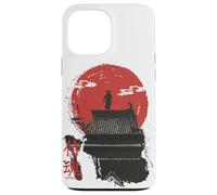 Samurai Guerriero Anima in giapponese Retro vaporwave harajuku Custodia per iPhone 13 Pro Max