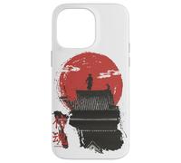 Samurai Guerriero Anima in giapponese Retro vaporwave harajuku Custodia per iPhone 14 Pro Max