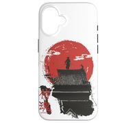Samurai Guerriero Anima in giapponese Retro vaporwave harajuku Custodia per iPhone 16