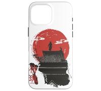 Samurai Guerriero Anima in giapponese Retro vaporwave harajuku Custodia per iPhone 16 Pro Max