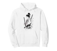 Samurai Guerriero con Spade - Dark Japanese Tattoo Art Felpa con Cappuccio