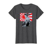 Samurai Guerriero Giapponese - Samurai Shogun Bushido Maglietta, Donna, Grigio Scuro, L