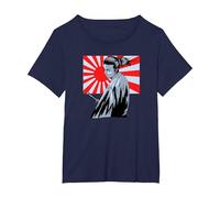 Samurai Guerriero Giapponese - Samurai Shogun Bushido Maglietta, Donna Plus-Size, Navy, 4X