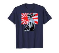 Samurai Guerriero Giapponese - Samurai Shogun Bushido Maglietta, Uomo, Navy, XL