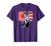 Samurai Guerriero Giapponese - Samurai Shogun Bushido Maglietta, Uomo, Viola, 3XL